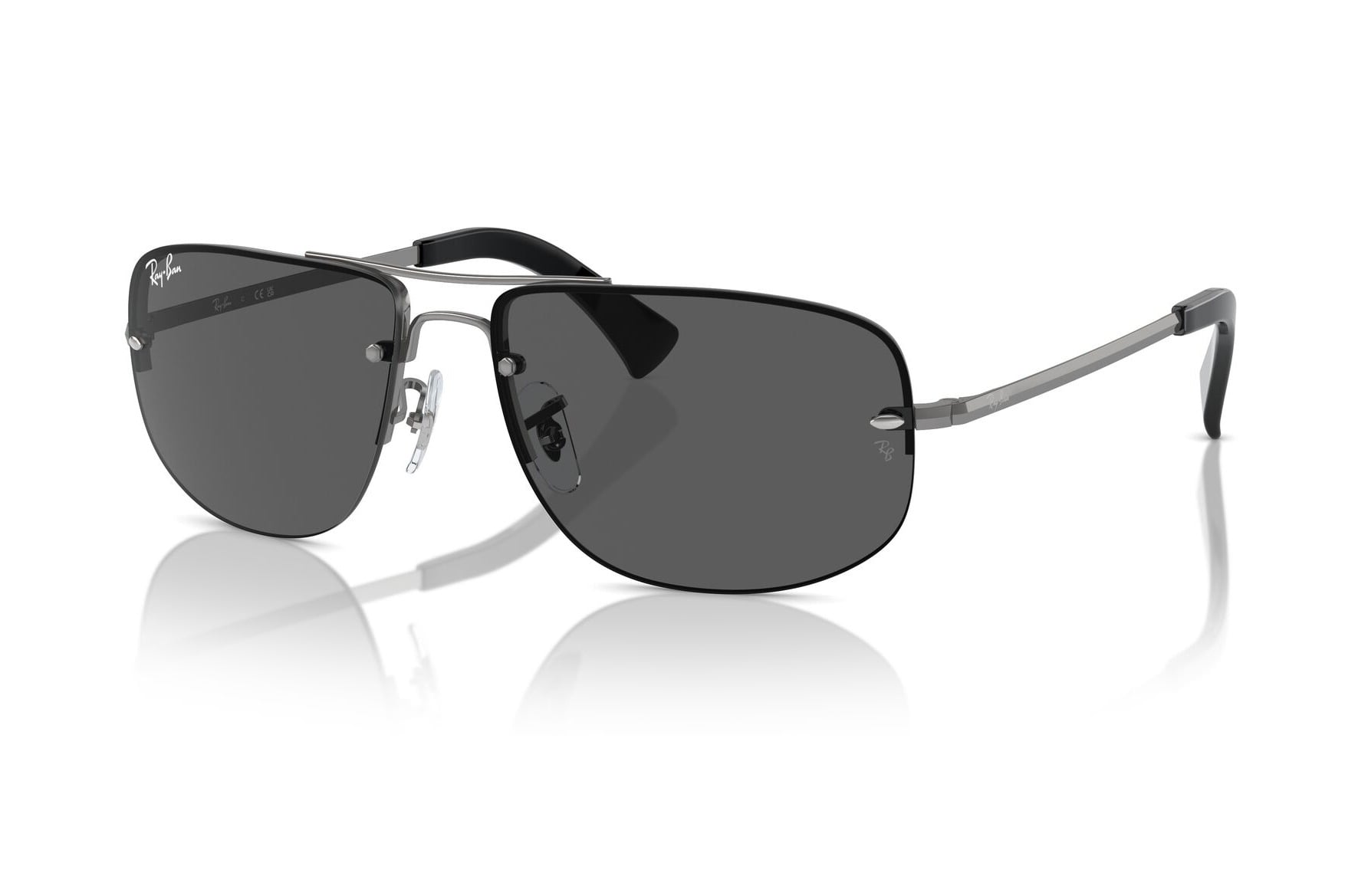 RAYBAN 0RB3742I 004/87 Sunglass — Grey frame — view 1