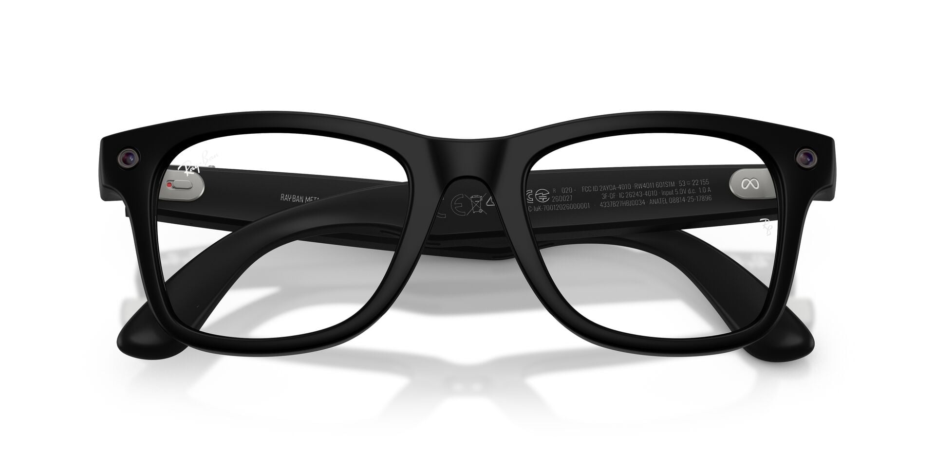 RAYBAN META GEN 3 RW4011 601S1M Sunglass — Matt Black frame — view 6