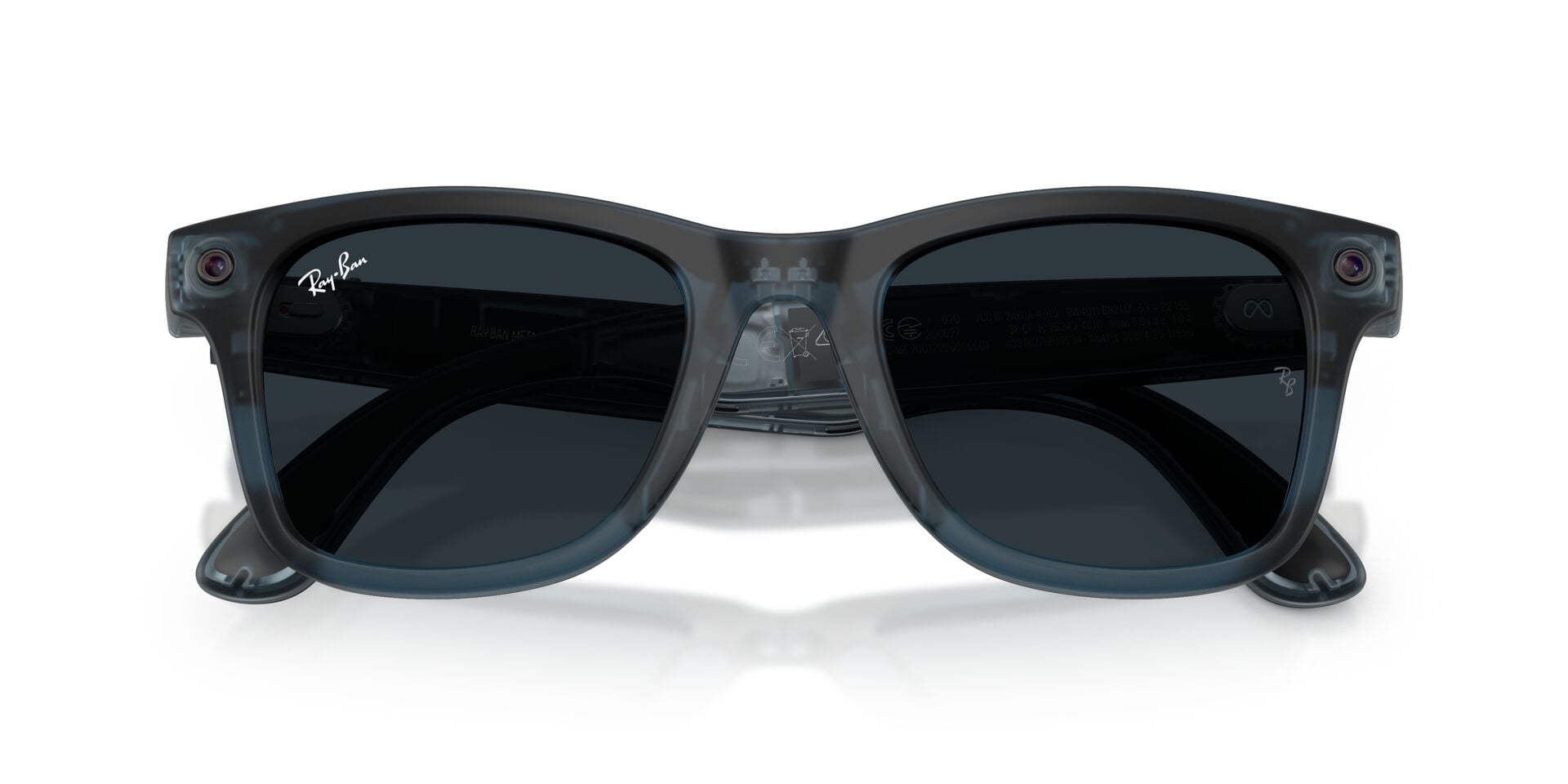 RAYBAN META GEN 3 RE4011 69211Z Sunglass — Transparent Blue frame — view 5