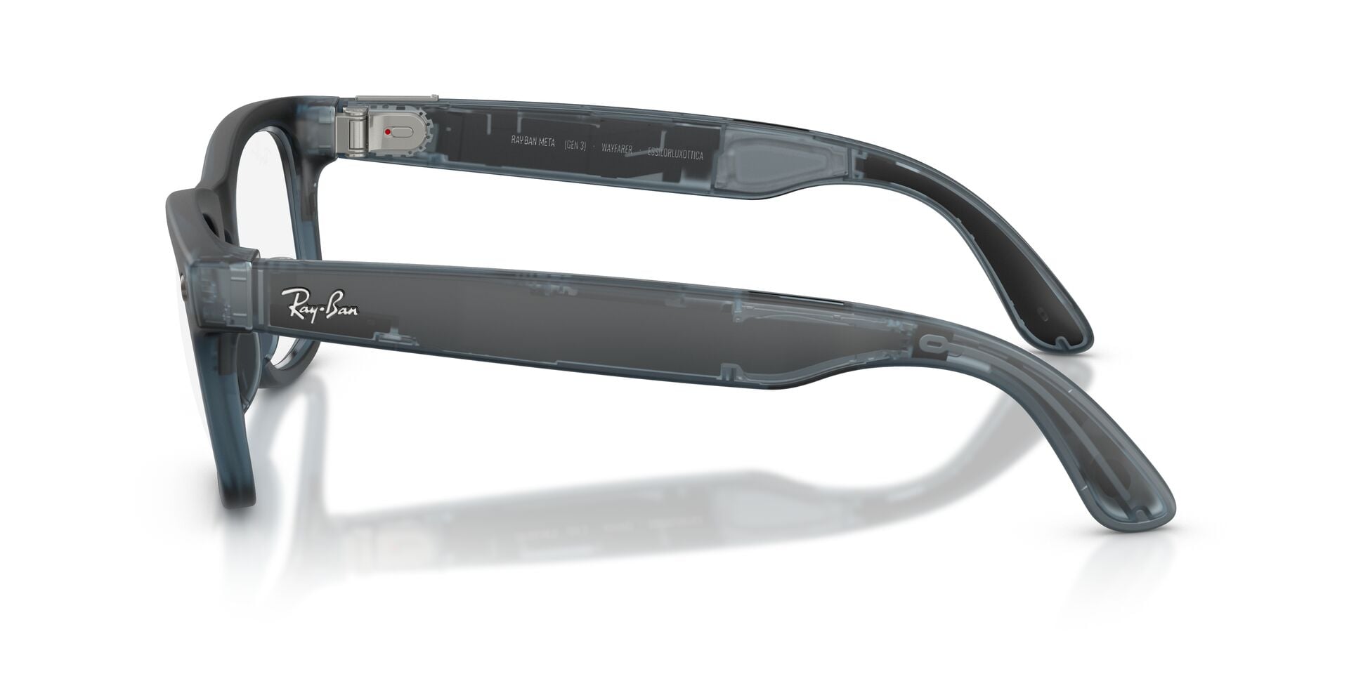 RAYBAN META GEN 3 RE4011 69211Z Sunglass — Transparent Blue frame-1