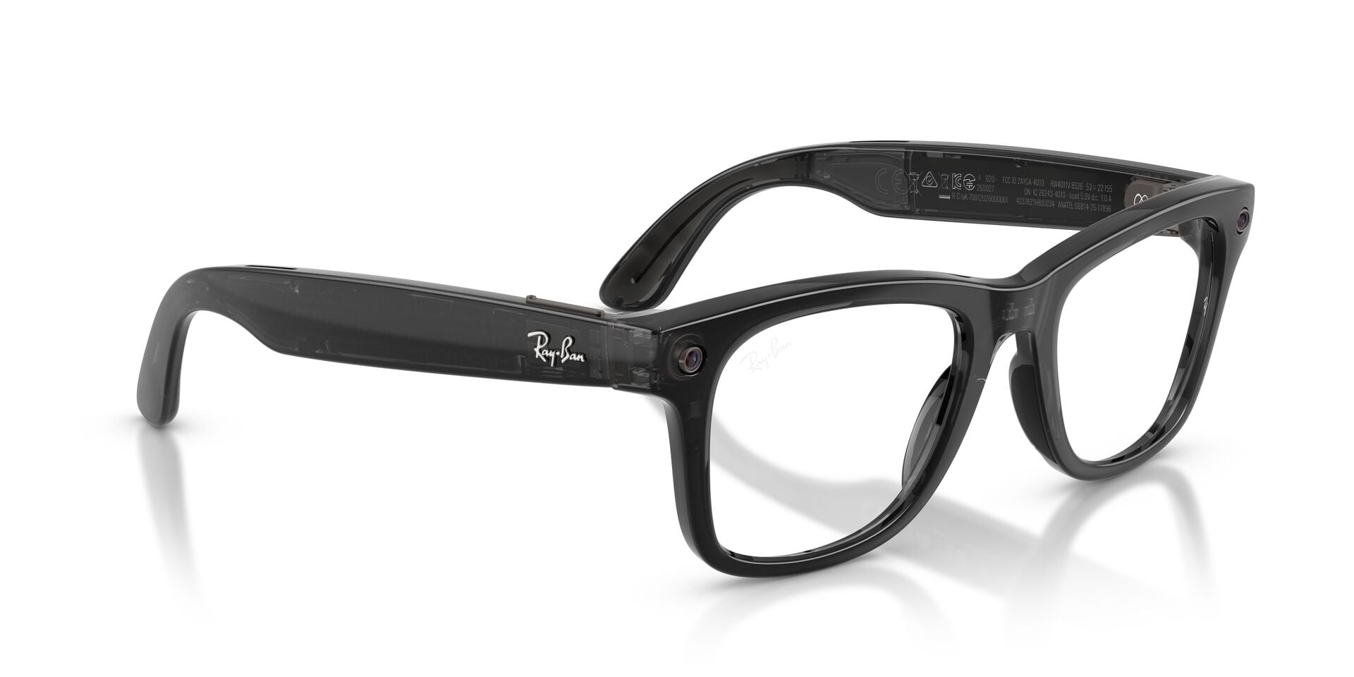 RAYBAN META GEN 3 RW4011V 8526 Frame — Transparent Black frame — view 3