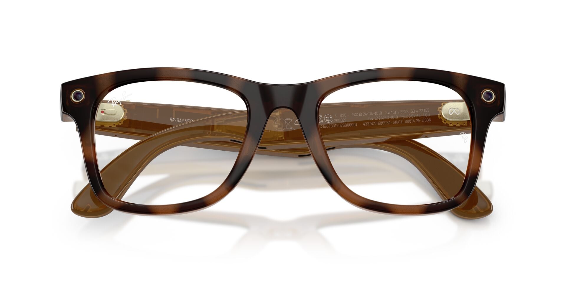 RAYBAN META GEN 3 RW4011V 8528 Frame — Havana frame — view 4