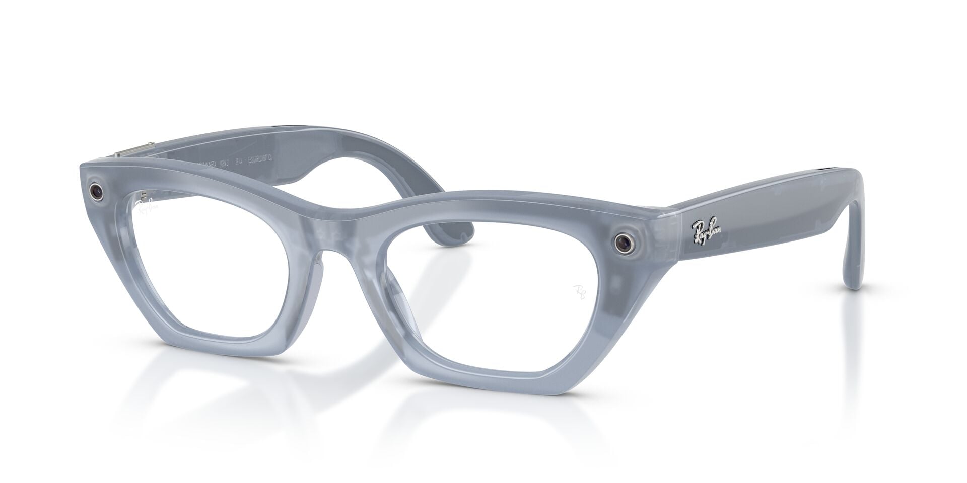 RAYBAN META GEN 3 RW4015 691410 Sunglass — Transparent Grey frame — view 8