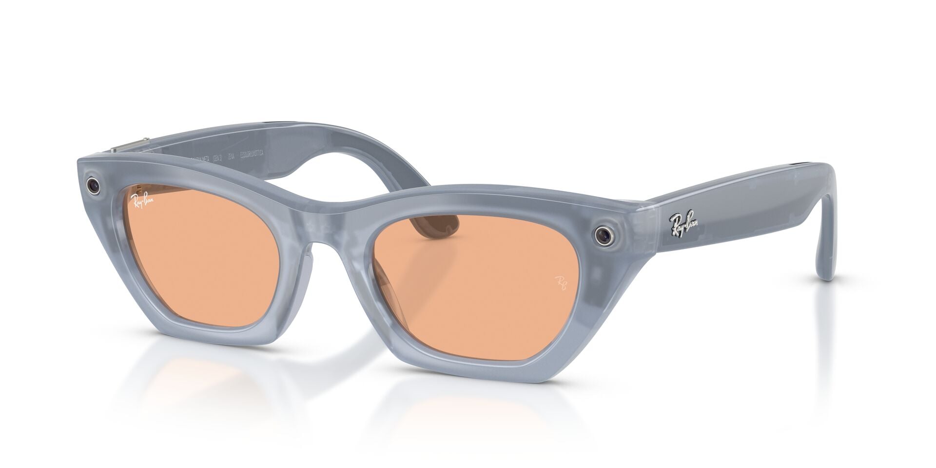 RAYBAN META GEN 3 RW4015 691410 Sunglass — Transparent Grey frame — view 9