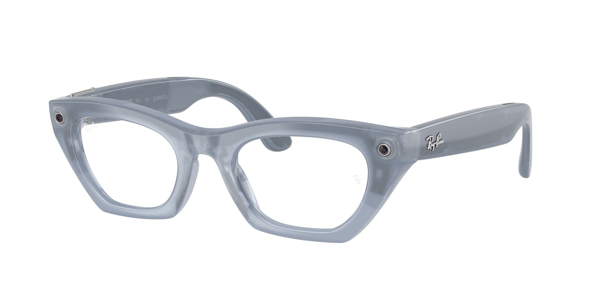 RAYBAN META GEN 3 RW4015 691410 Sunglass — Transparent Grey frame — view 6