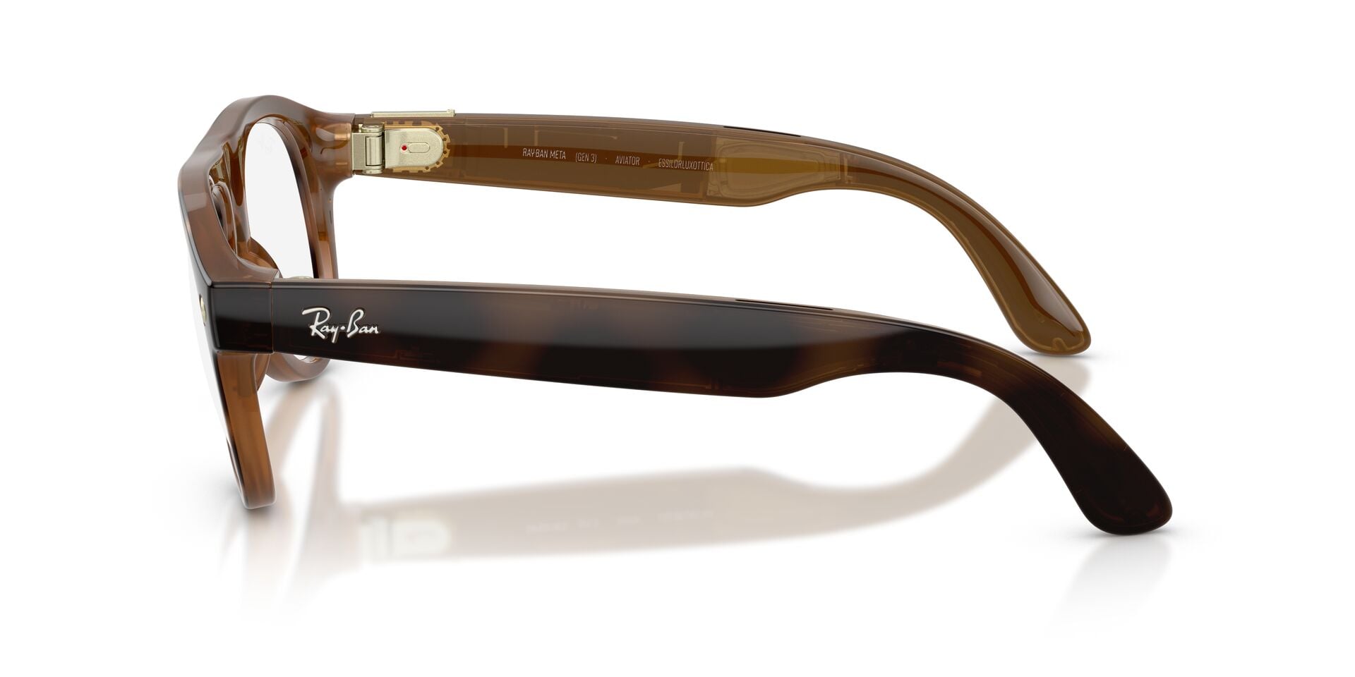 RAYBAN META GEN 3 RW4016V 8528 Frame — Havana frame — view 3