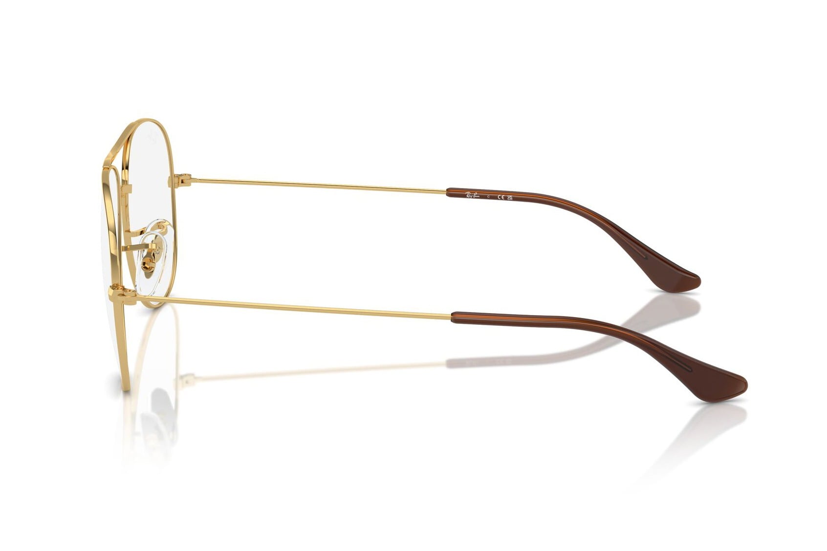 RAYBAN 0RX6521I 2500 Frame — Gold frame — view 3