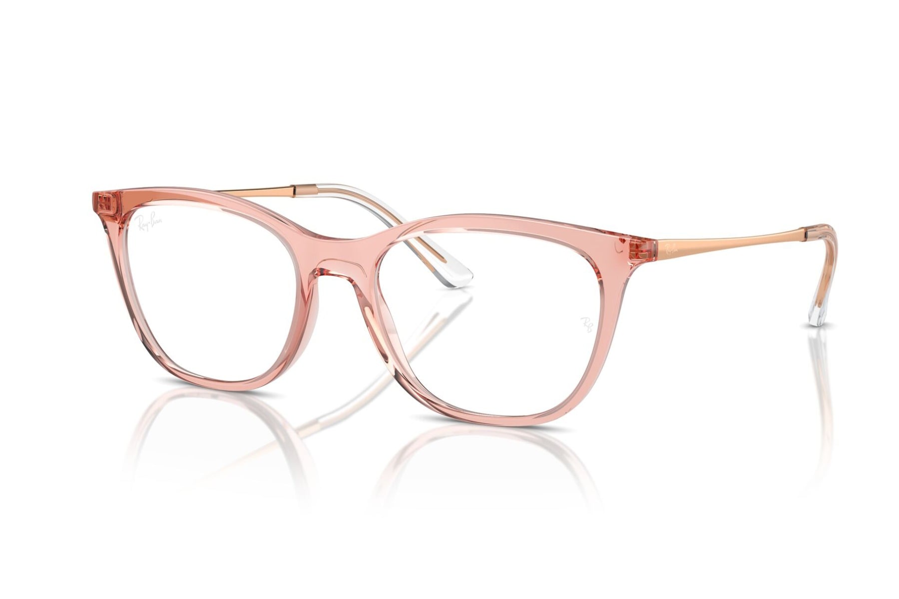 RAYBAN 0RX7237I 8335 Frame — Transparent Pink frame — view 2