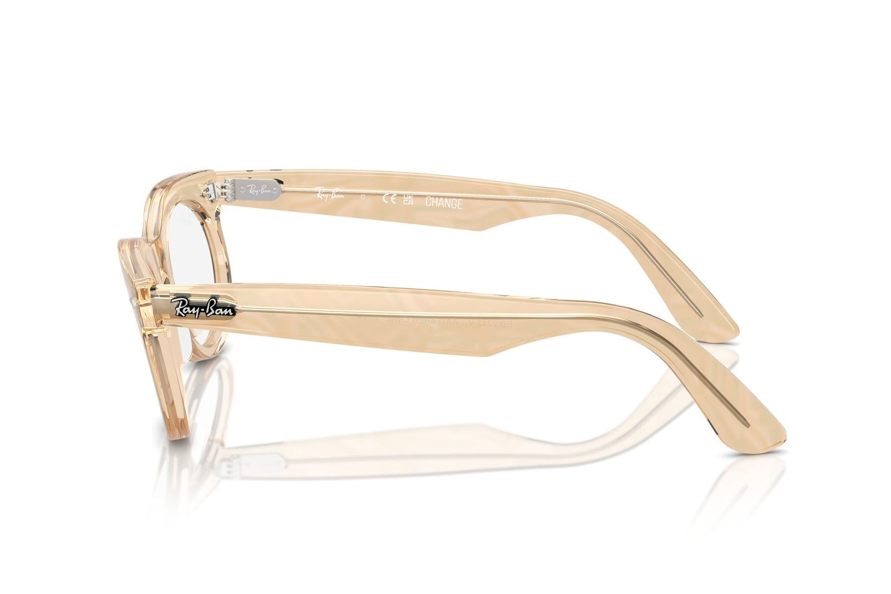 RAYBAN 0RB2242V 8294 Frame — Brown frame — view 3