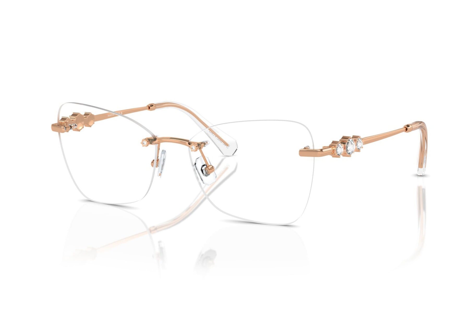 SWAROVSKI 0SK1014 4014 Frame — Rose Gold frame — view 1