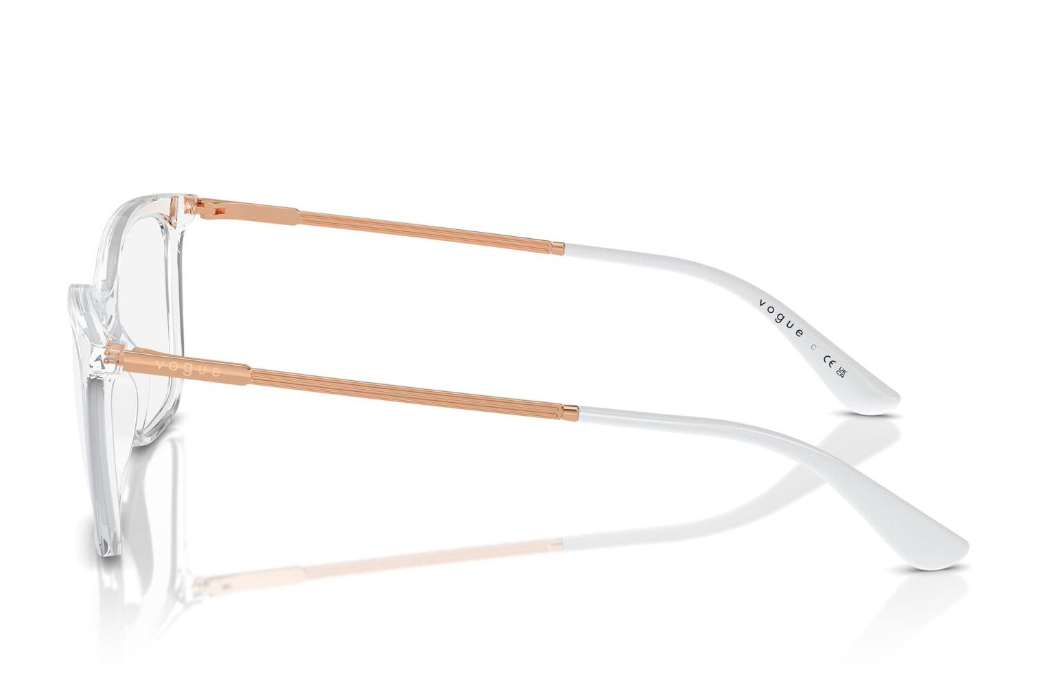 VOGUE 0VO5563 W745 Frame — Transparent frame — view 3