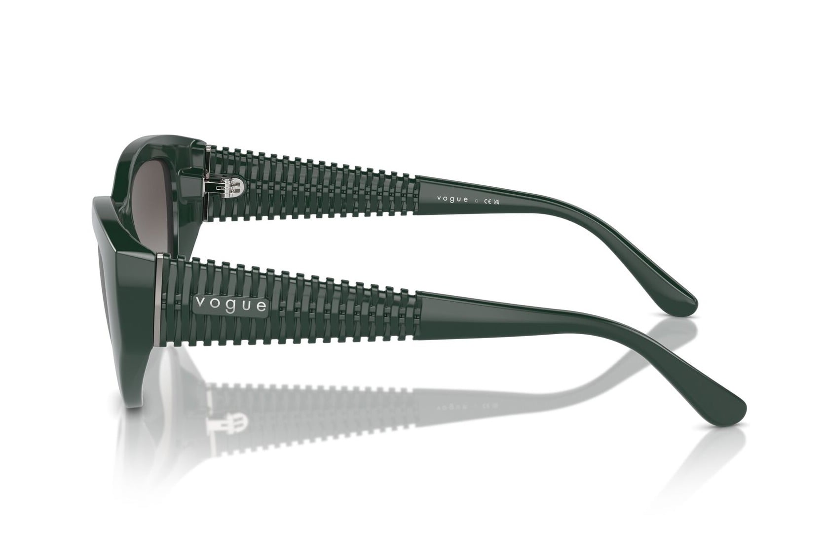 VOGUE 0VO5566S 31228G Sunglass — Green frame — view 3