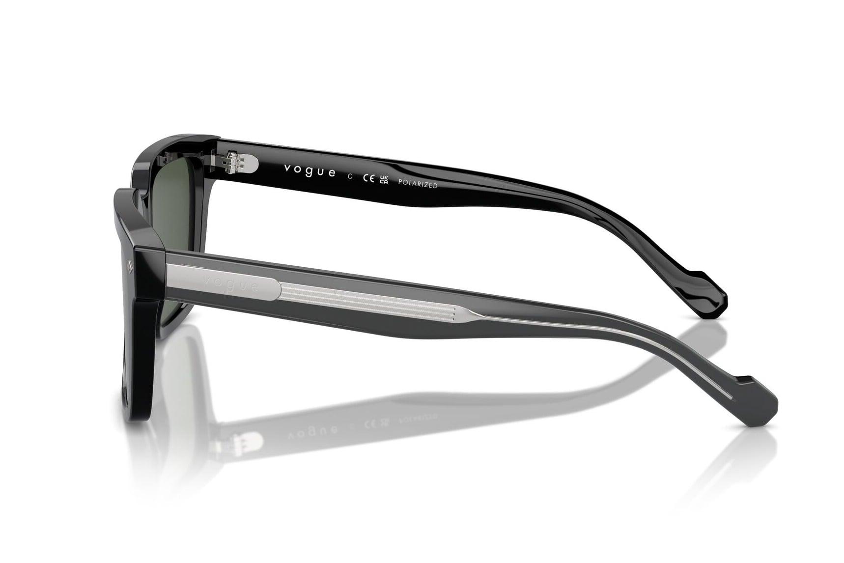 VOGUE 0VO5573 W44/9A Sunglass — Black frame — view 3