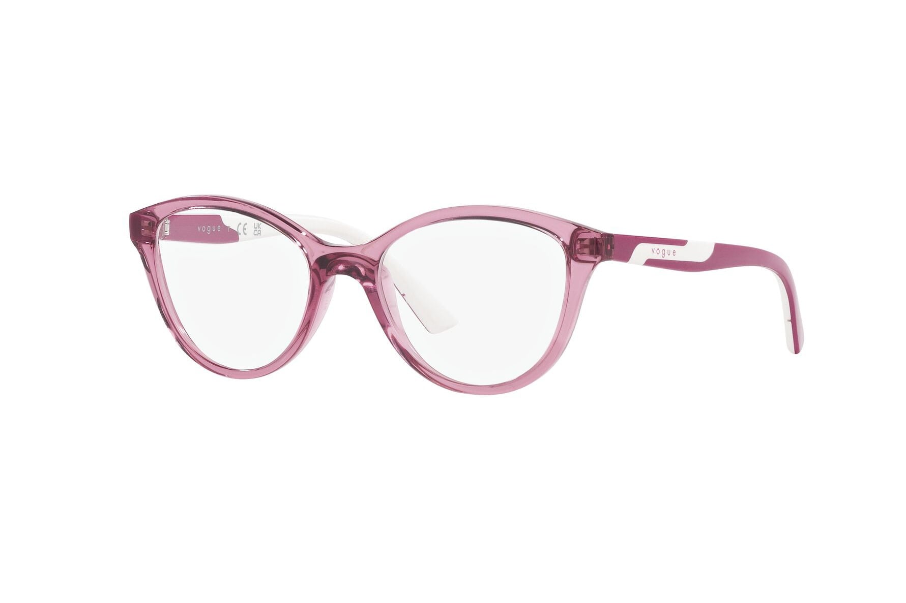 VOGUE JUNIOR 0VY2019 3065 Frame — Transparent Purple frame — view 2