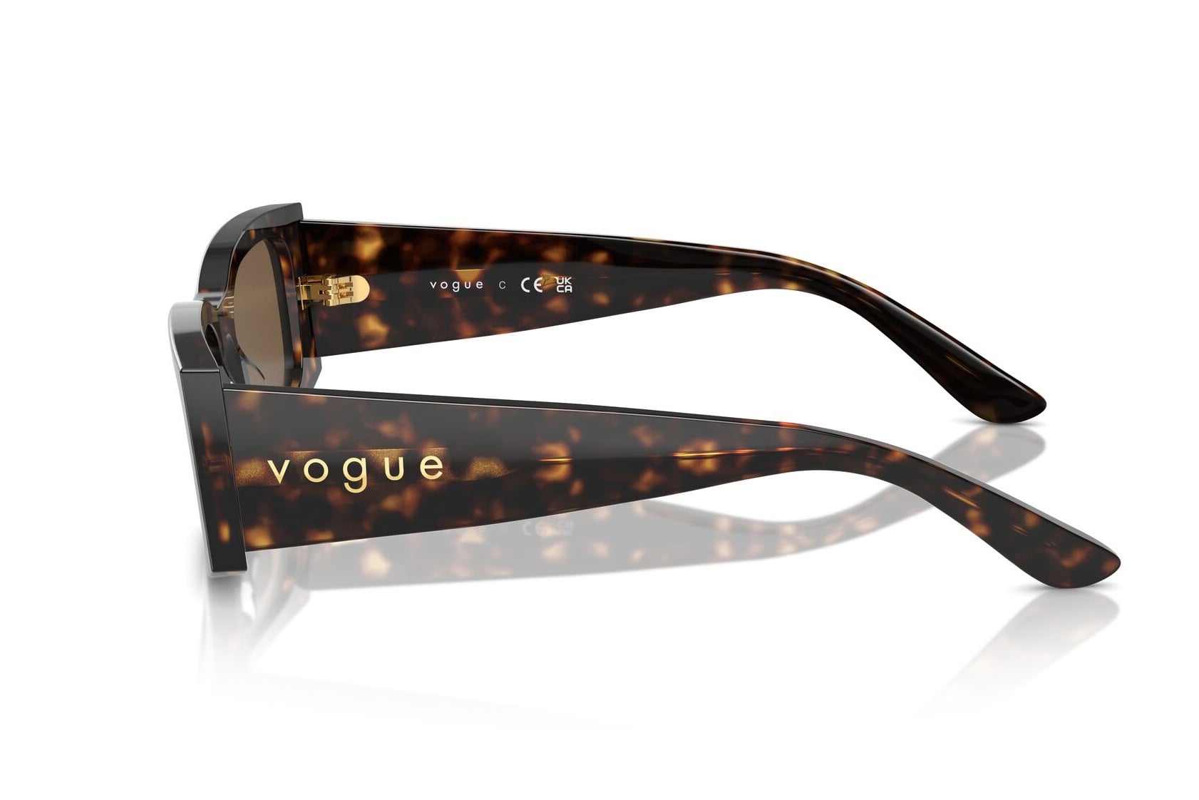 VOGUE 0VO5584S W65673 Sunglass — Havana frame — view 3
