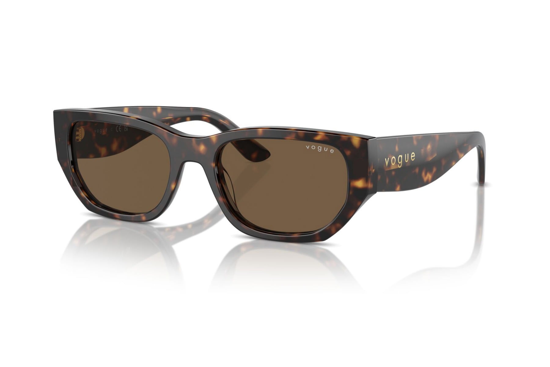 VOGUE 0VO5586S W65673 Sunglass — Havana frame — view 1