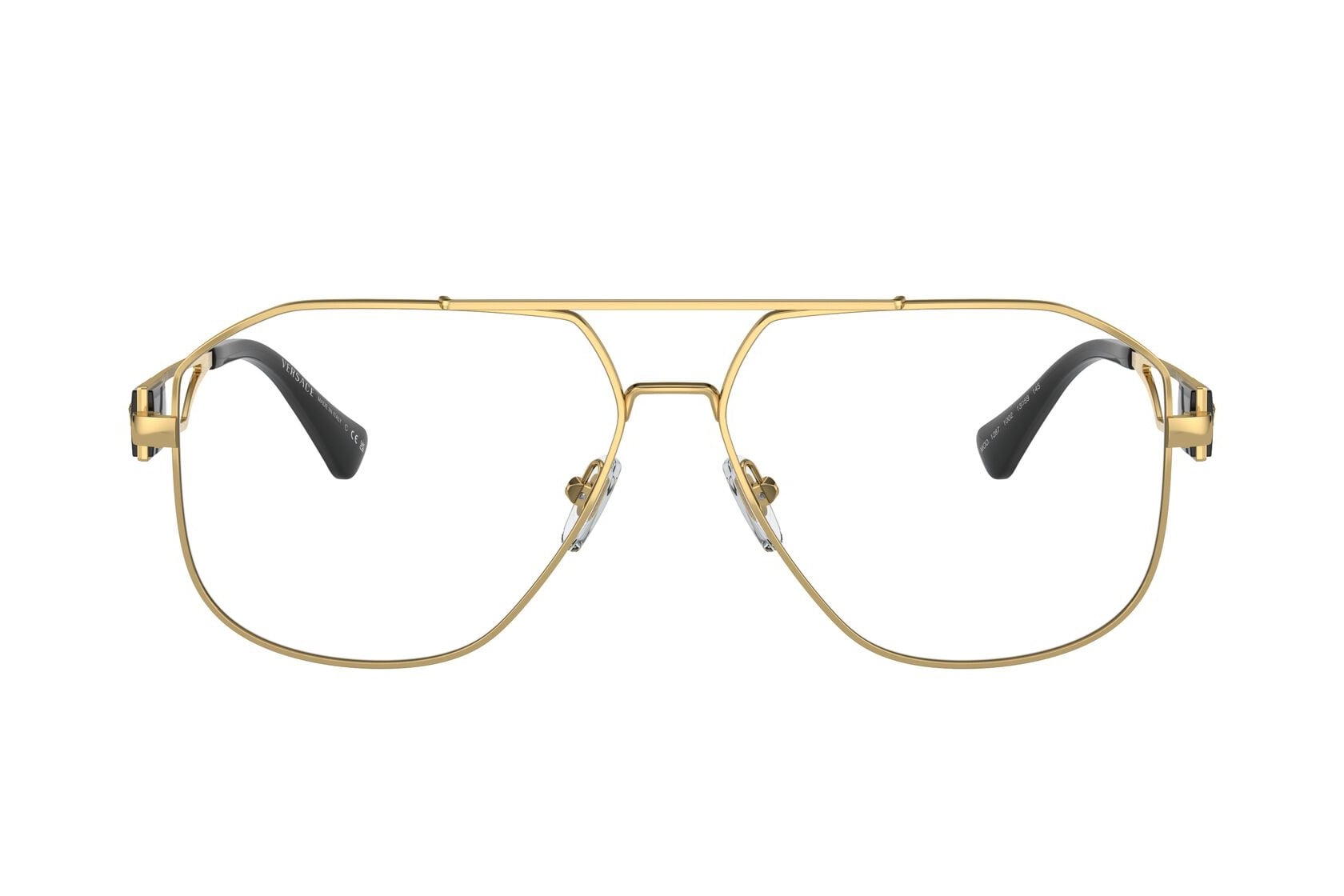 VERSACE 0VE1287 1002 — Gold frame