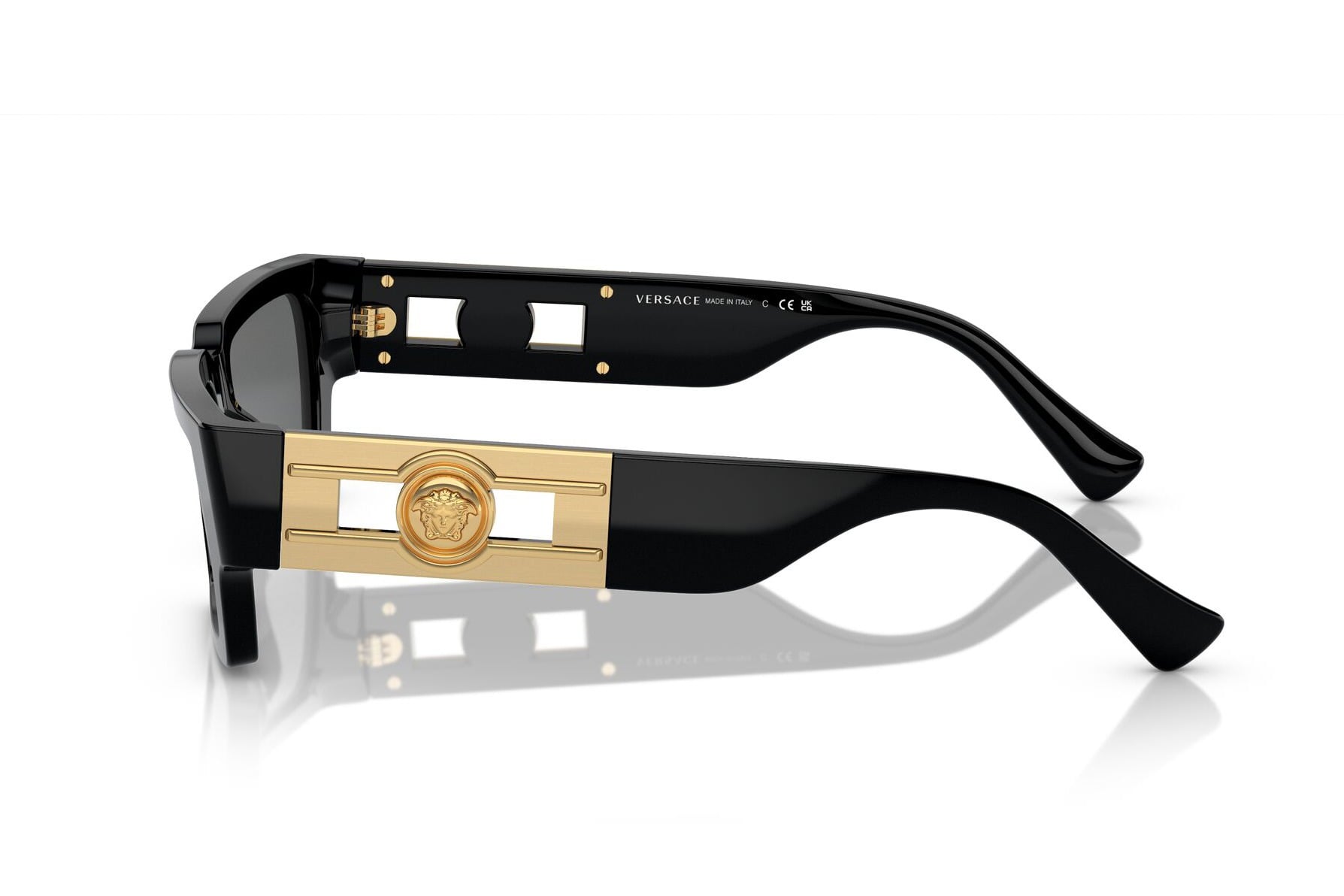 VERSACE 0VE4459 GB187 Sunglass — Black frame — view 3