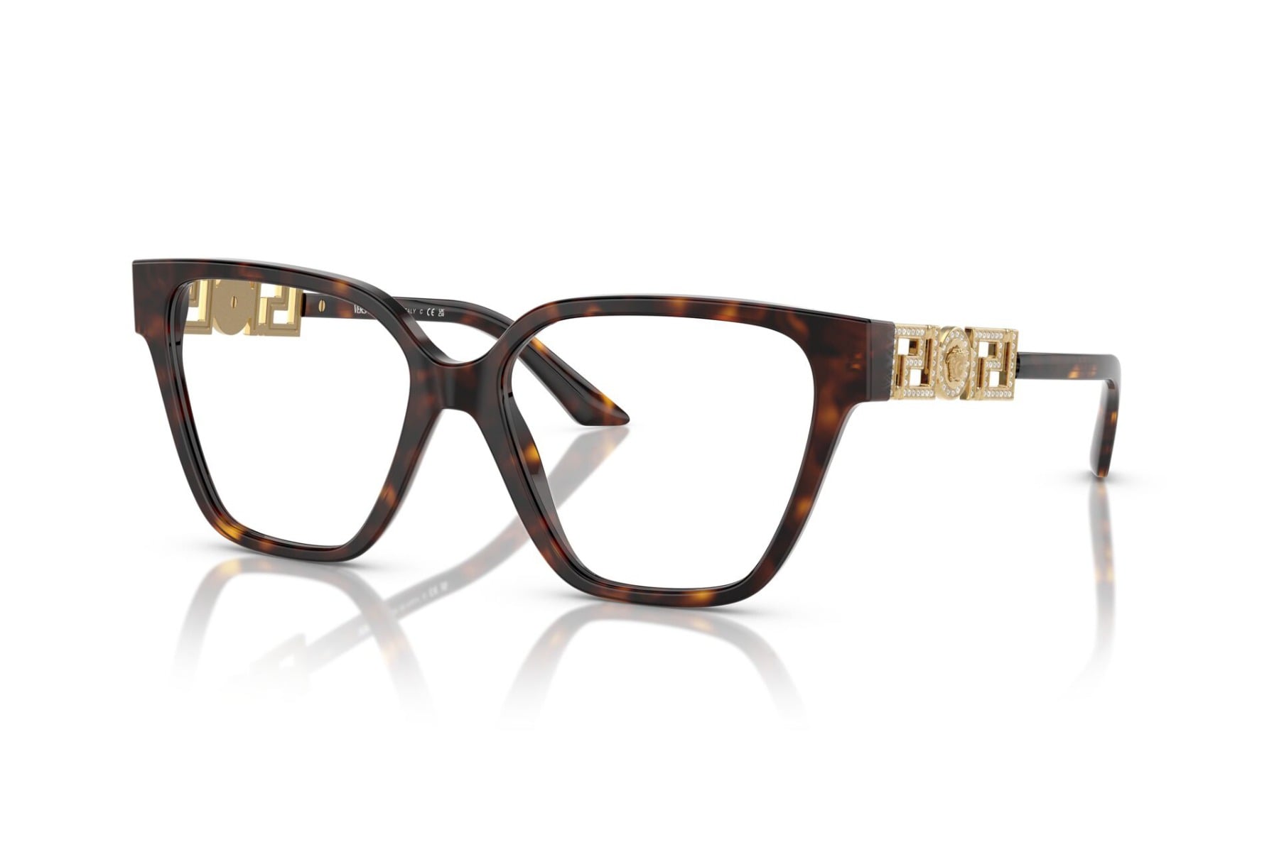 VERSACE 0VE3358B 108 Frame — Havana frame — view 3