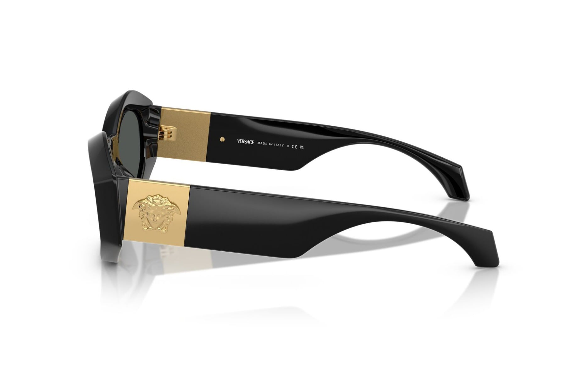 VERSACE 0VE4466U GB1/87 Sunglass — Black frame — view 3