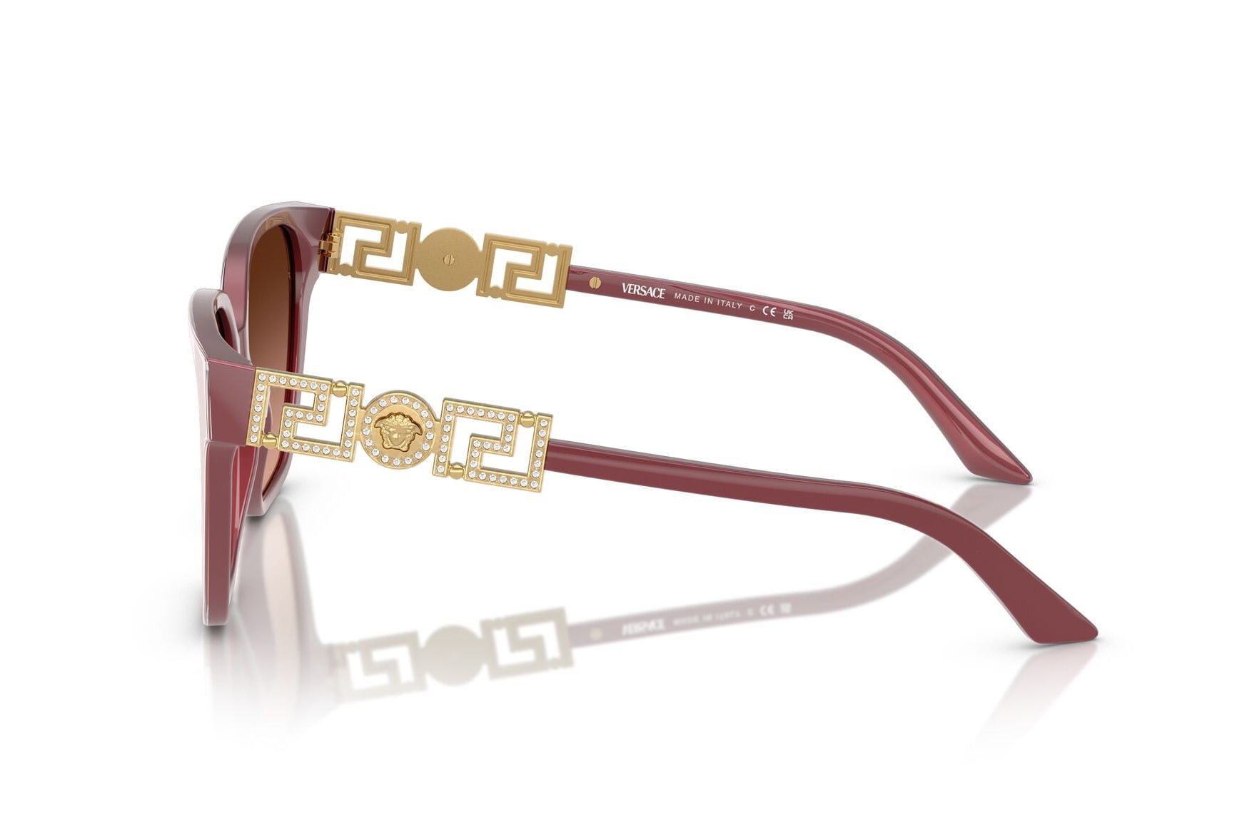 VERSACE 0VE4471B 54755M Sunglass — Red frame — view 3