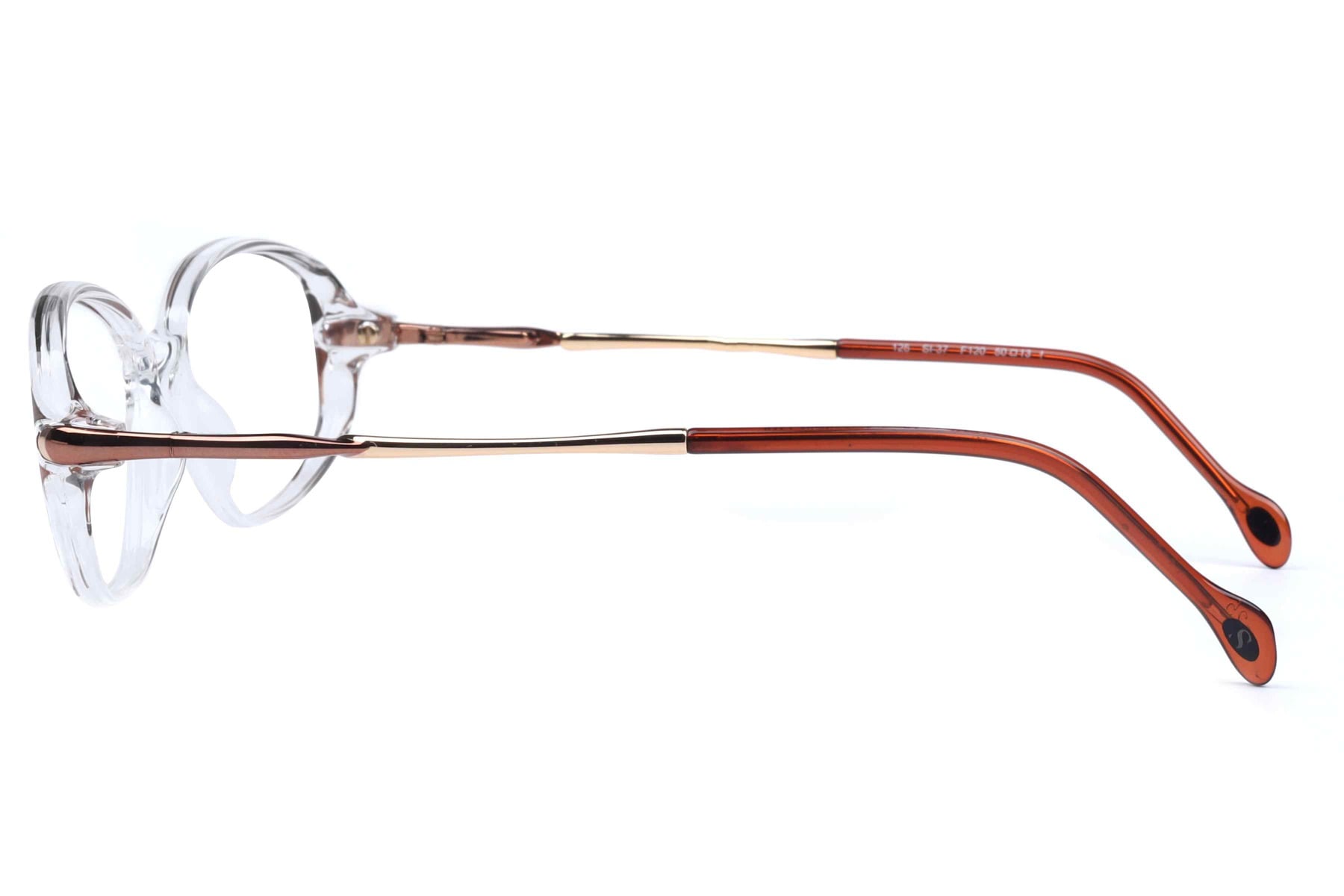 Hans Stepper SI-37 Frame Transparent Female Full Metal Frame — Transparent frame — view 3