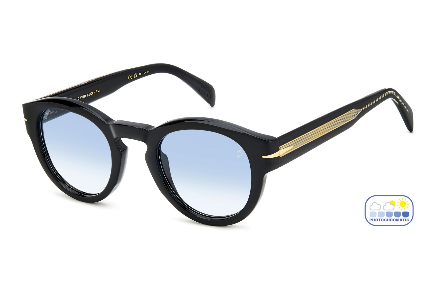 DAVID BECKHAM DB 7110/S 807 Sunglass — Black frame-1