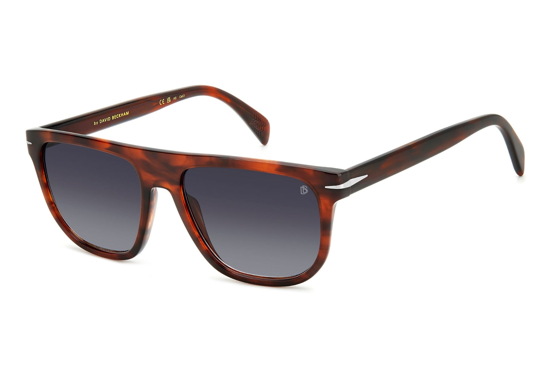 DAVID BECKHAM DB 7111/S EX4 Sunglass — Havana frame — view 1