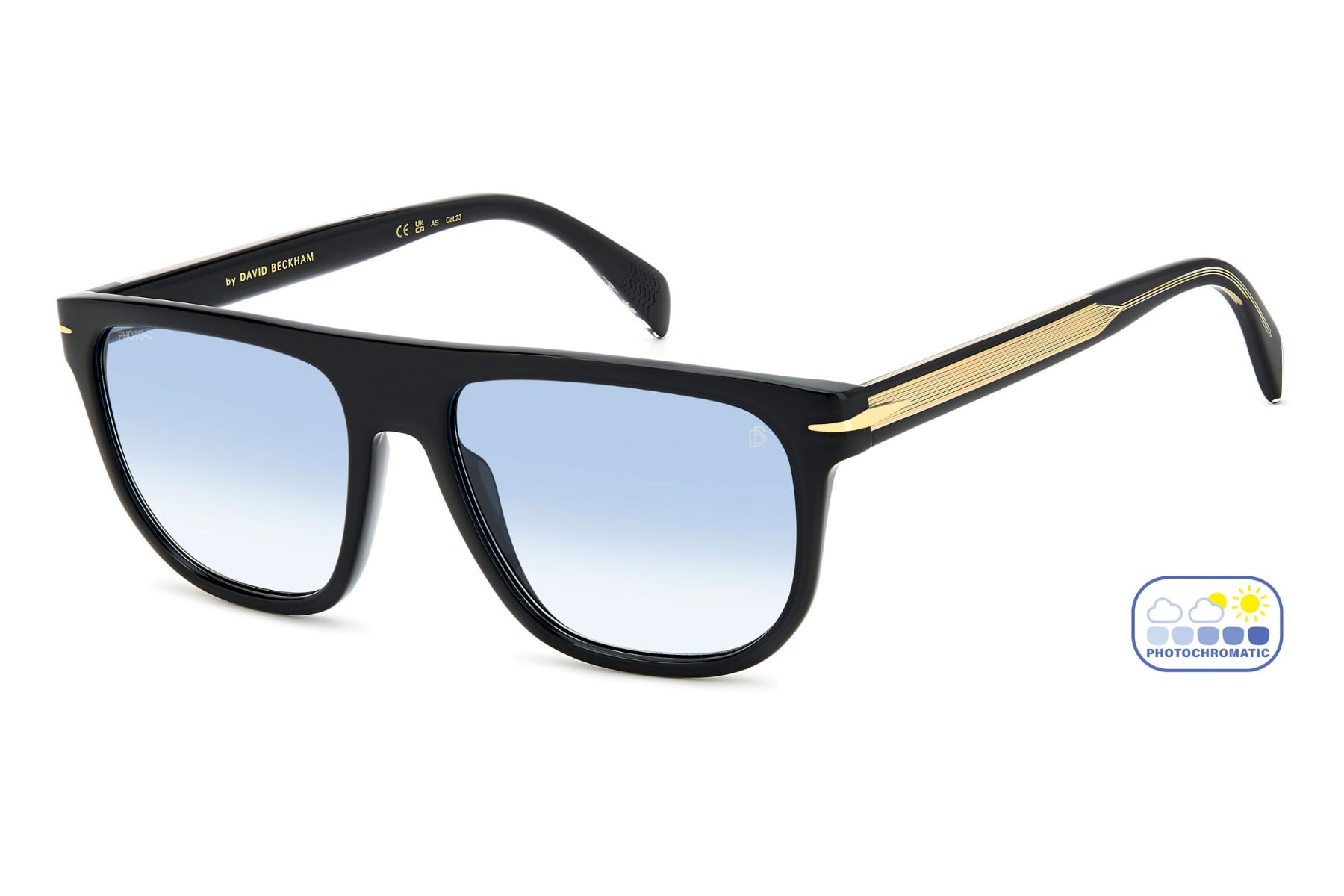 DAVID BECKHAM DB 7111/S 807 Sunglass — Black frame-1