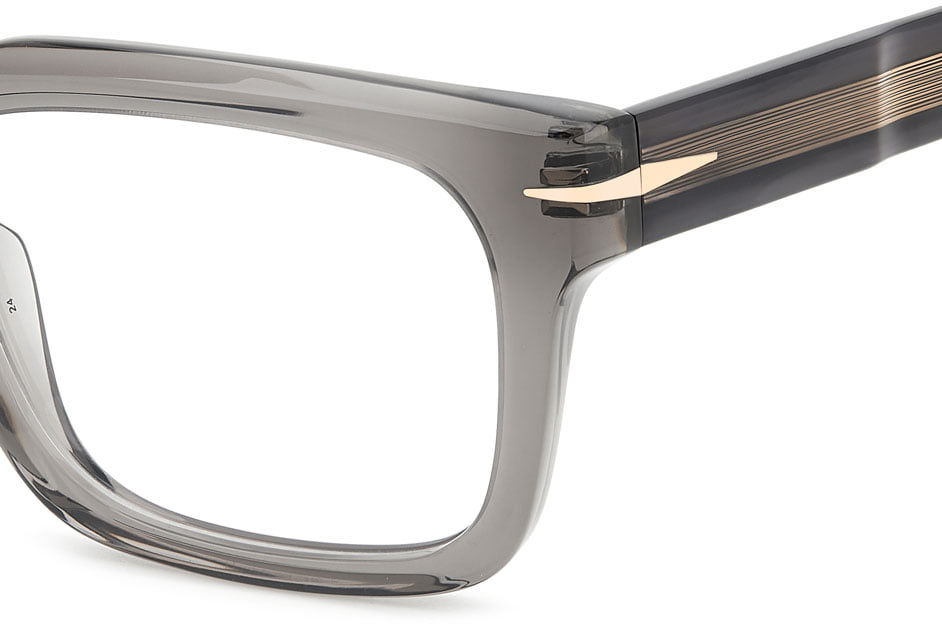 DAVID BECKHAM DB7107 KB7 Frame — Transparent Grey frame — view 3