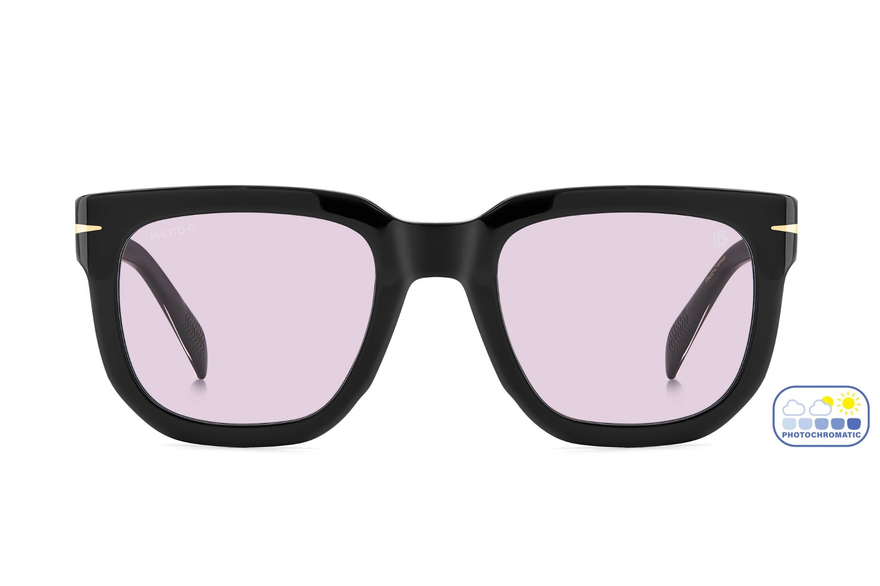 David Beckham DB 7118/S Sunglass Black Male Full Shell