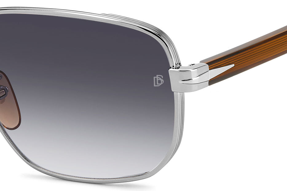 DAVID BECKHAM DB 7121/G/S WIJ9O Sunglass — Gun Metal frame — view 3