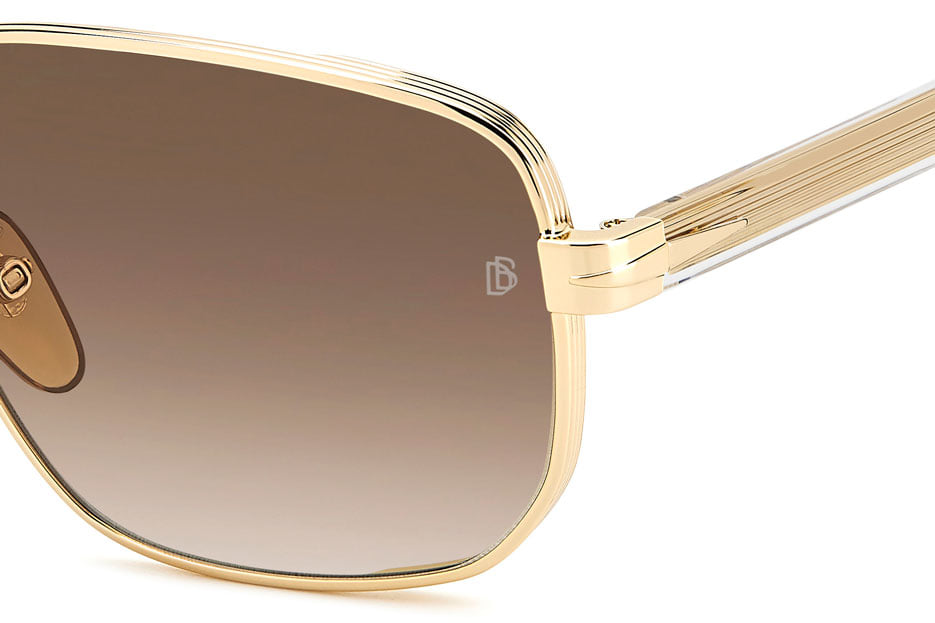 DAVID BECKHAM DB 7121/G/S LOJHA Sunglass — Gold frame — view 3