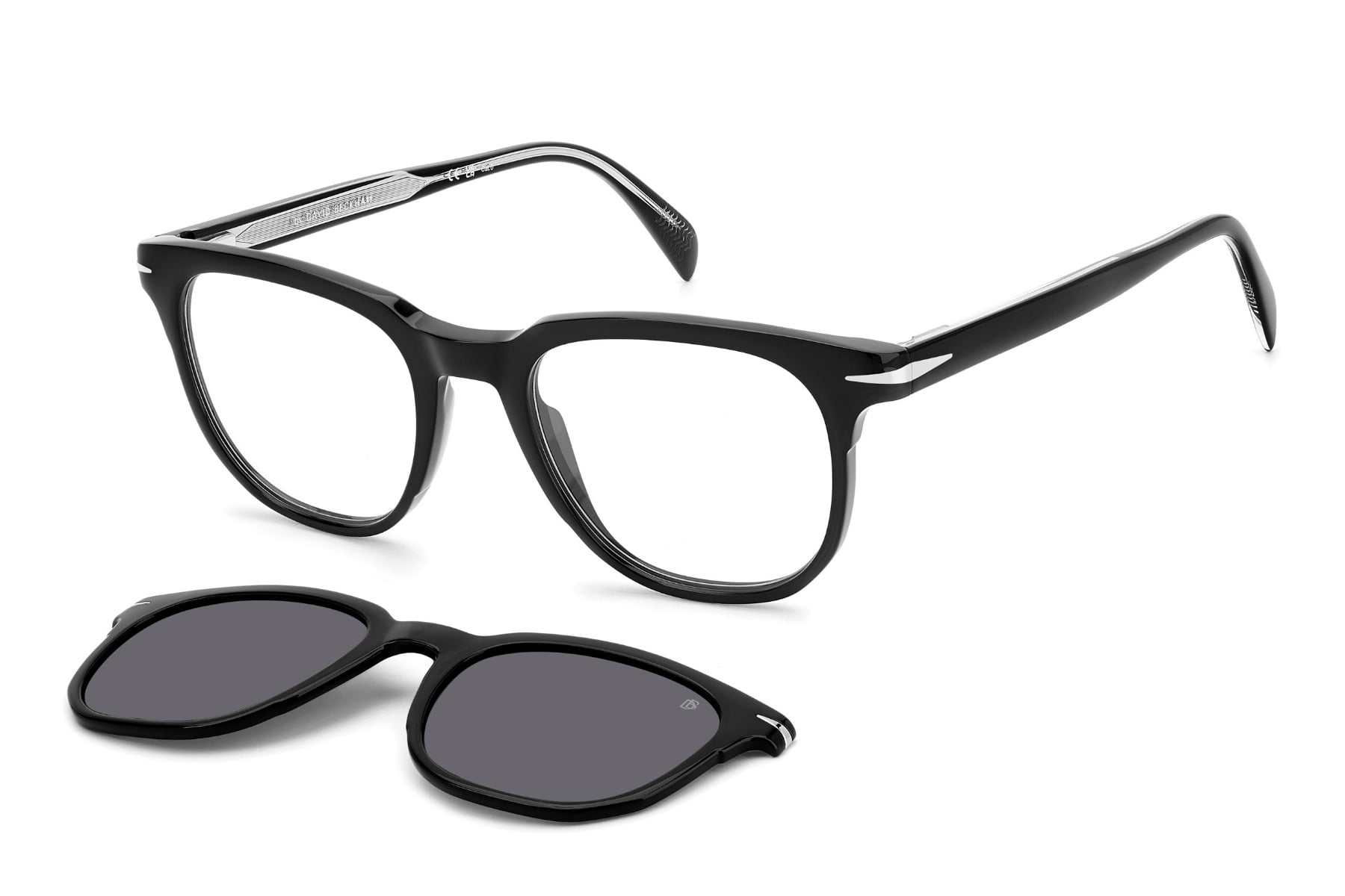 DAVID BECKHAM DB 7120/CS 80799 Sunglass — Black frame — view 1