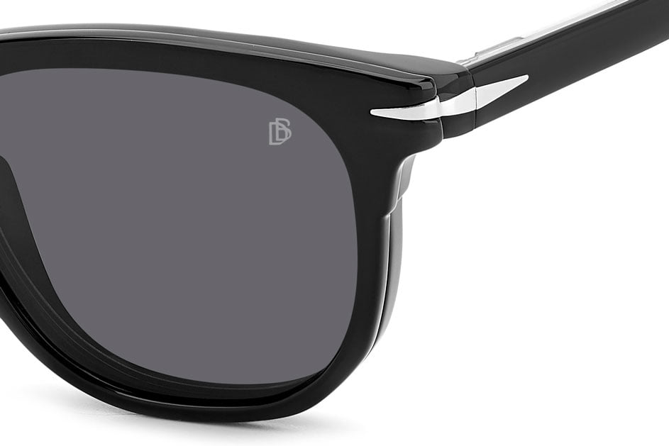DAVID BECKHAM DB 7120/CS 80799 Sunglass — Black frame — view 3