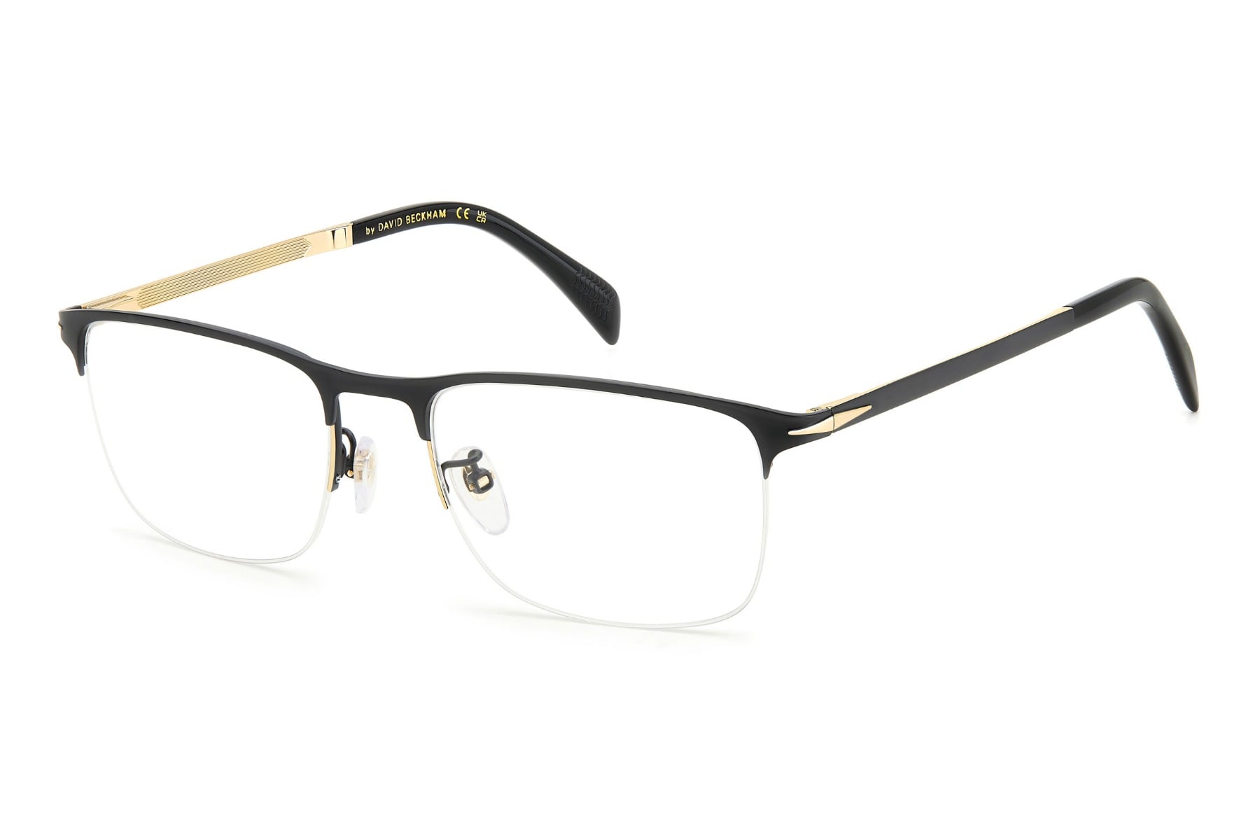 DAVID BECKHAM DB 1146 I46 Frame — Matt Black frame — view 1