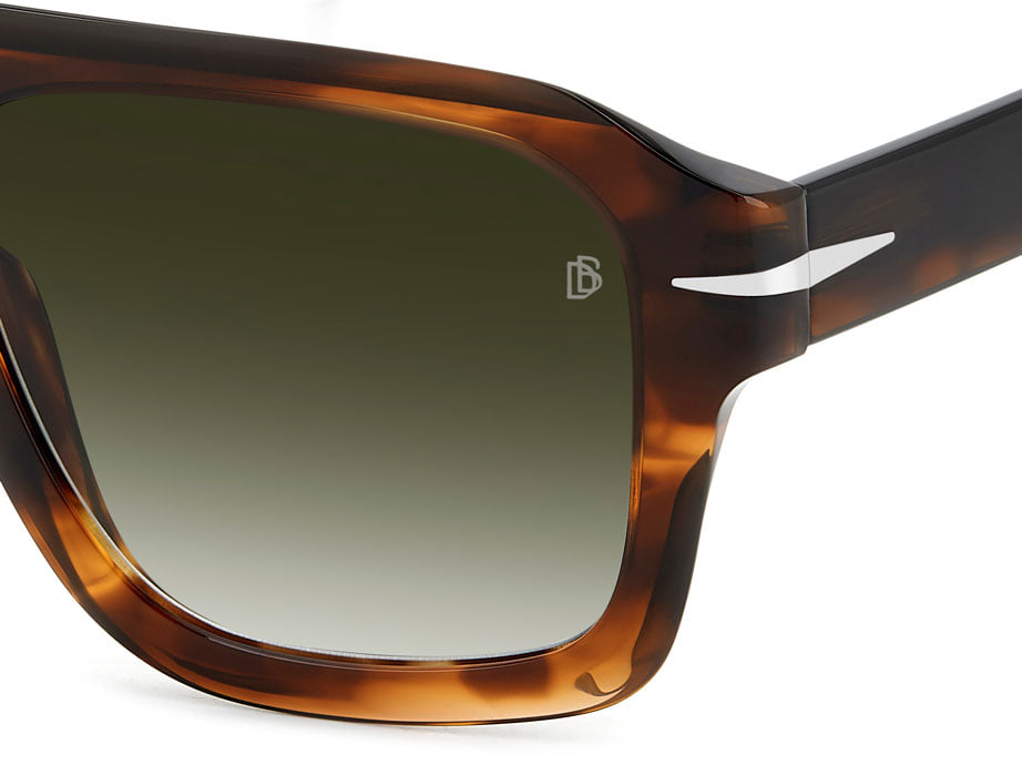 DAVID BECKHAM DB 7127/S EX49K Sunglass — Havana frame — view 3