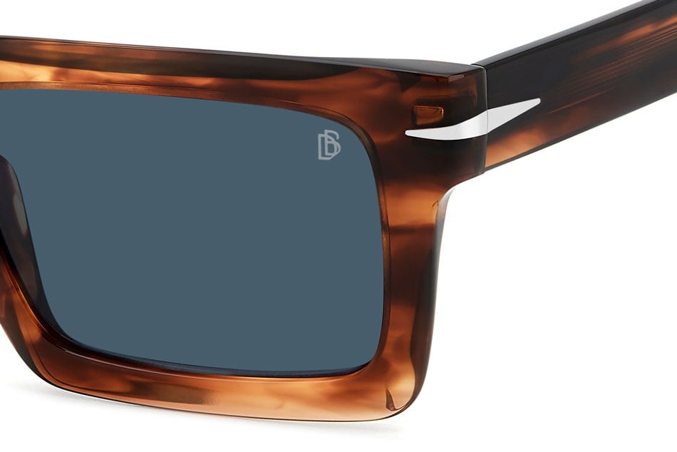 DAVID BECKHAM DB 7126/S EX4KU Sunglass — Havana frame — view 3
