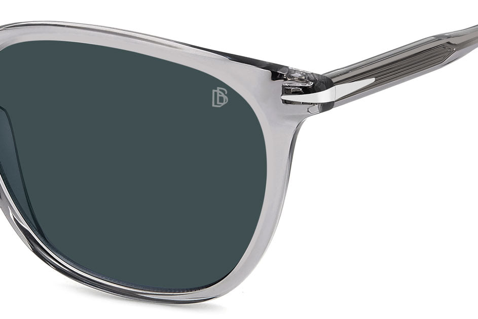 DAVID BECKHAM DB 1160/S KB7KU Sunglass — Transparent Grey frame — view 3