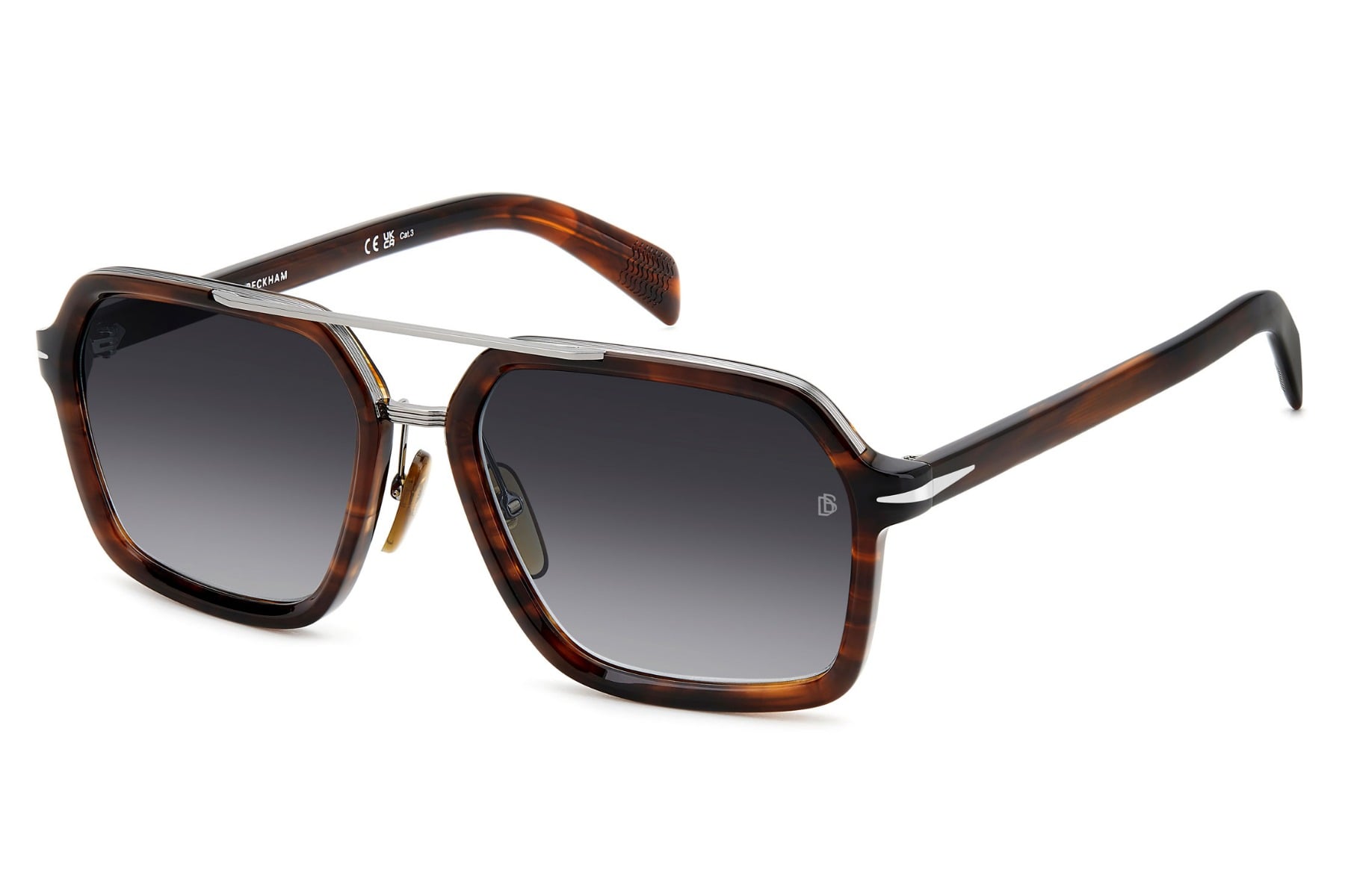 DAVID BECKHAM DB 7128/S 6C59O Sunglass — Brown frame — view 1