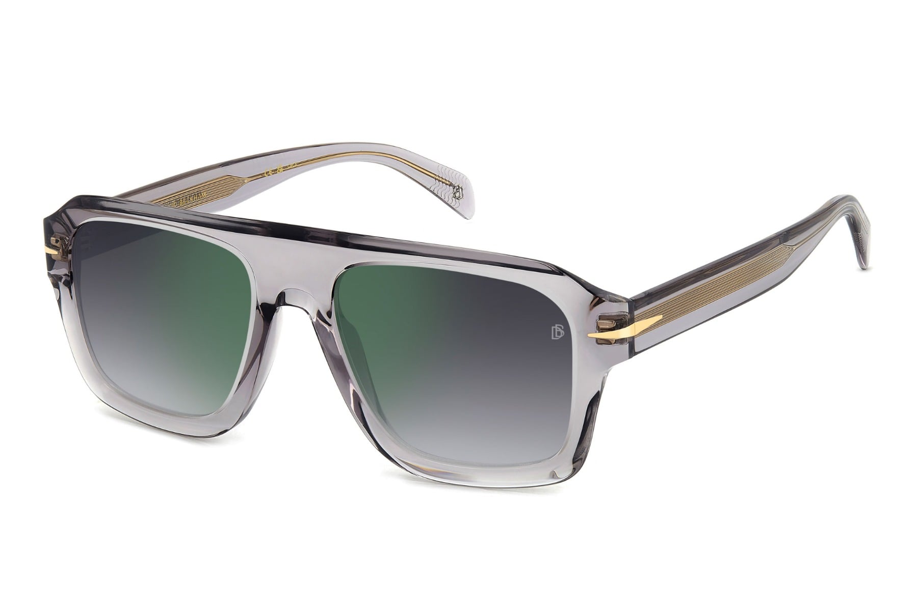 DAVID BECKHAM DB 7127/S KB7NU Sunglass — Transparent Grey frame — view 1