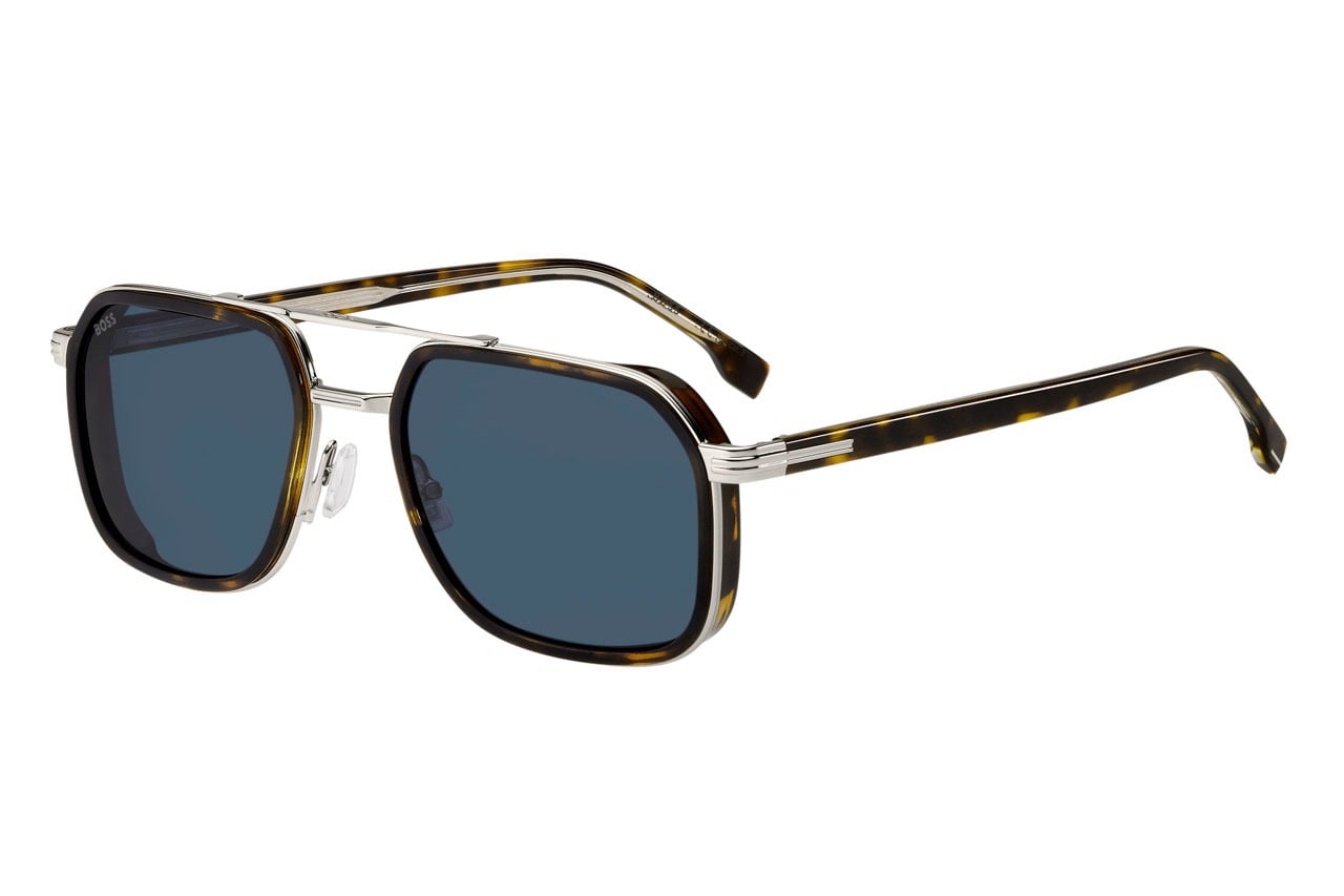 HUGO BOSS BOSS 1724/S 9GOKU Sunglass — Havana frame — view 1
