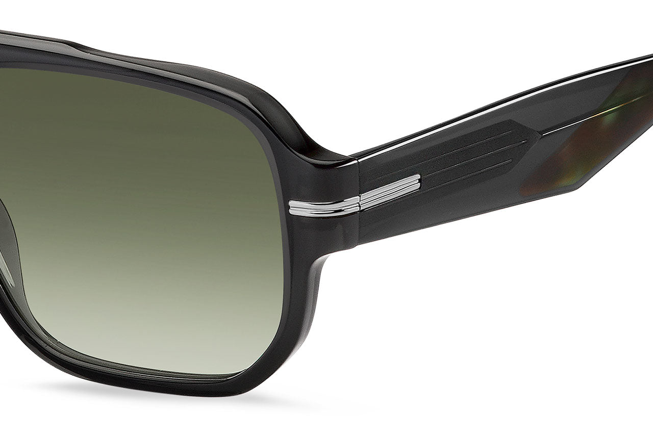 HUGO BOSS BOSS 1718/S KB78Z Sunglass — Transparent Grey frame — view 3