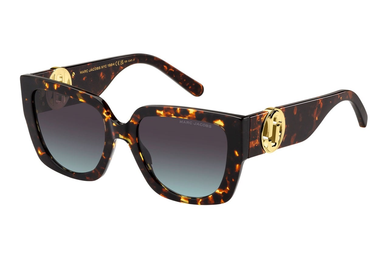 MARC JACOBS MARC 687/S 08698 Sunglass — Havana frame — view 1