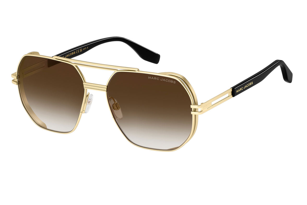 MARC JACOBS MARC 784/S ONZHA Sunglass — Matt Gold frame — view 1
