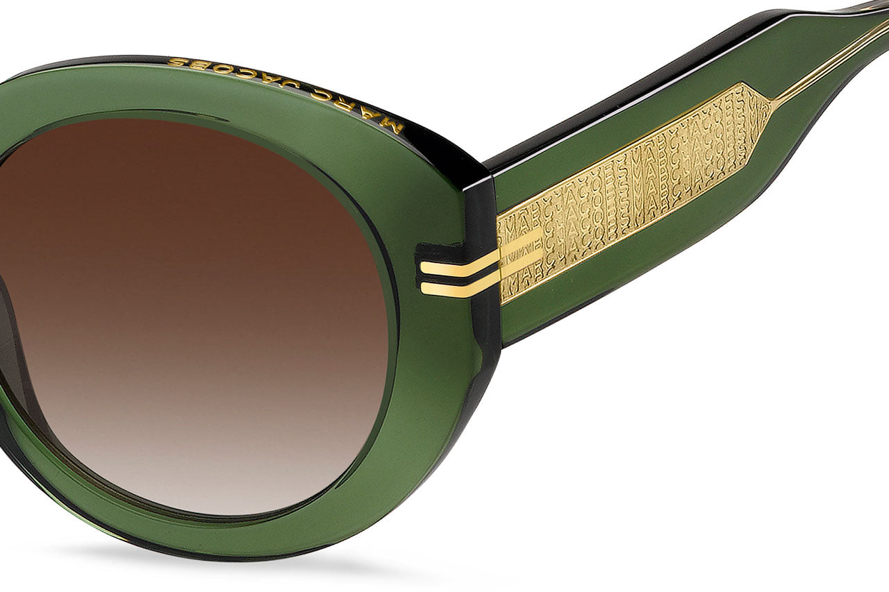MARC JACOBS MJ 1110/S IEDHA Sunglass — Transparent Green frame — view 3