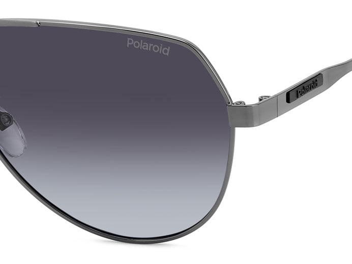 POLAROID PLD 2145/G/S/X KJIWJ Sunglass — Gun Metal frame — view 3