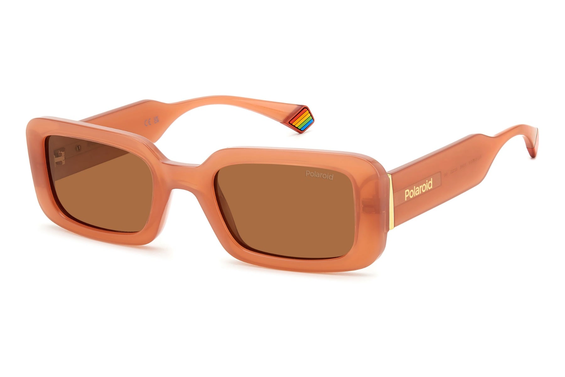 POLAROID PLD 6208/S/X 733HE Sunglass — Peach frame — view 1