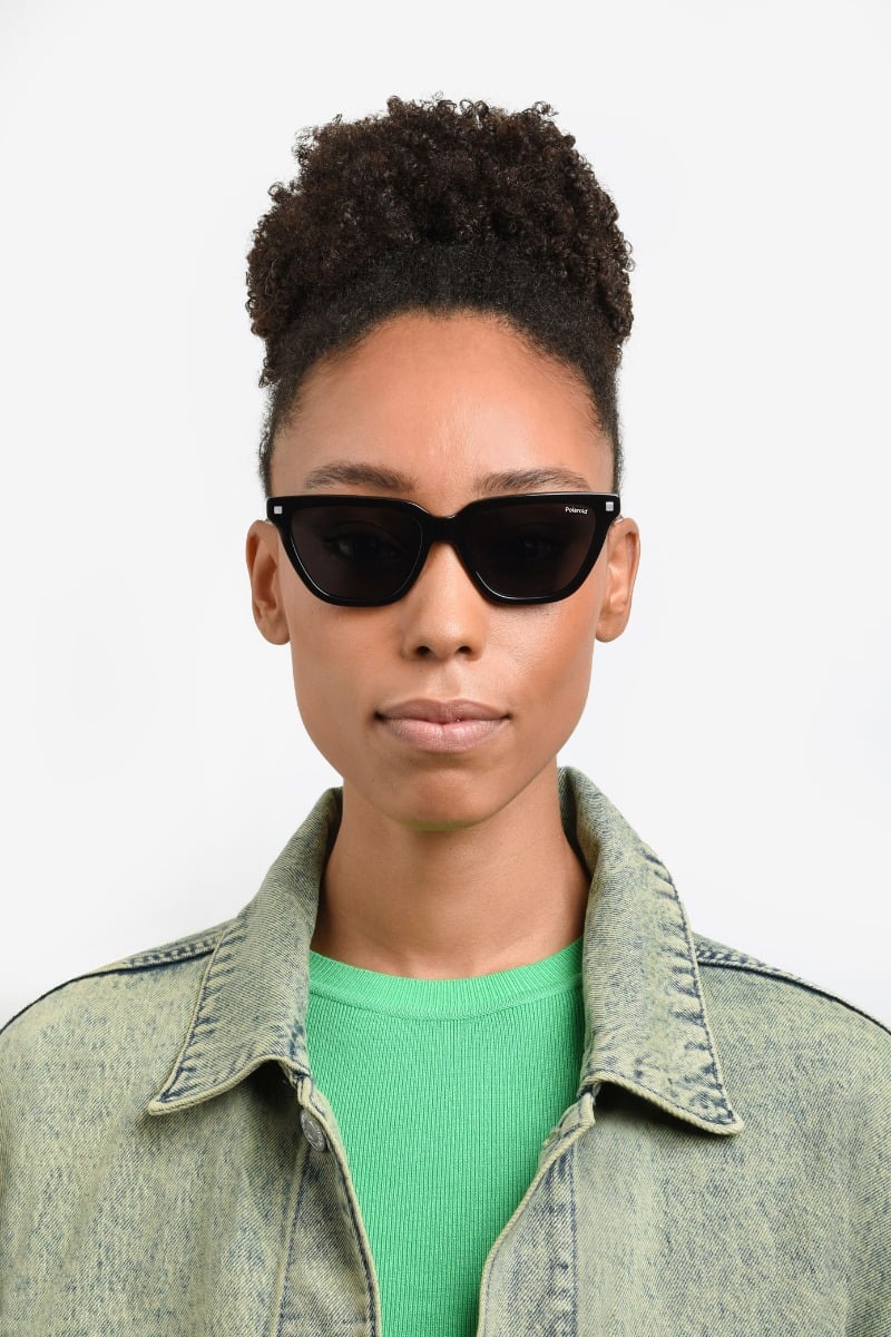 POLAROID PLD 4157/S/X 807M9 Sunglass — Black frame — view 4