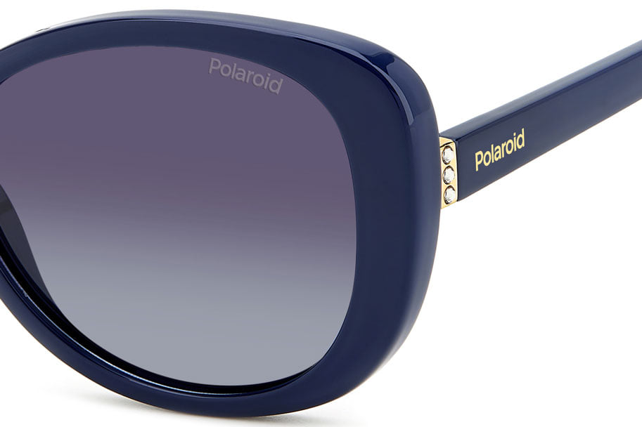 POLAROID PLD 4154/S/X PJPWJ Sunglass — Blue frame — view 3